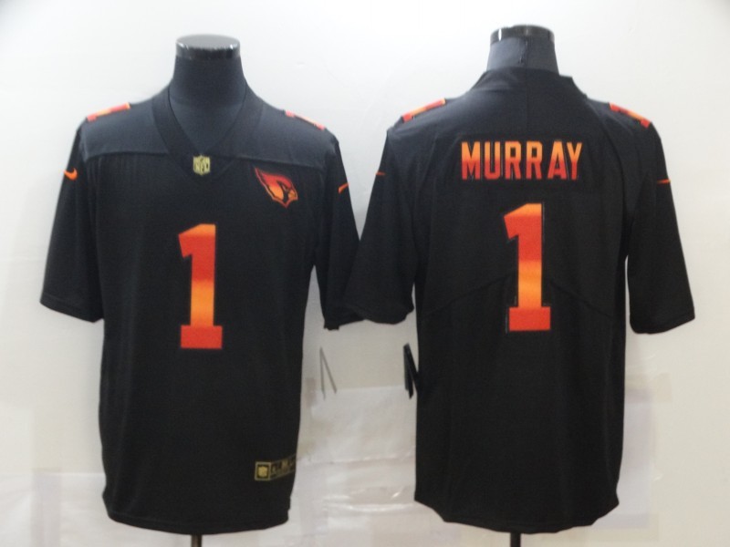 Men's Arizona Cardinals #1 Kyler Murray Black Jersey